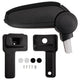 Accoudoir vidaxl 14.5x32x (27-46) cm noir