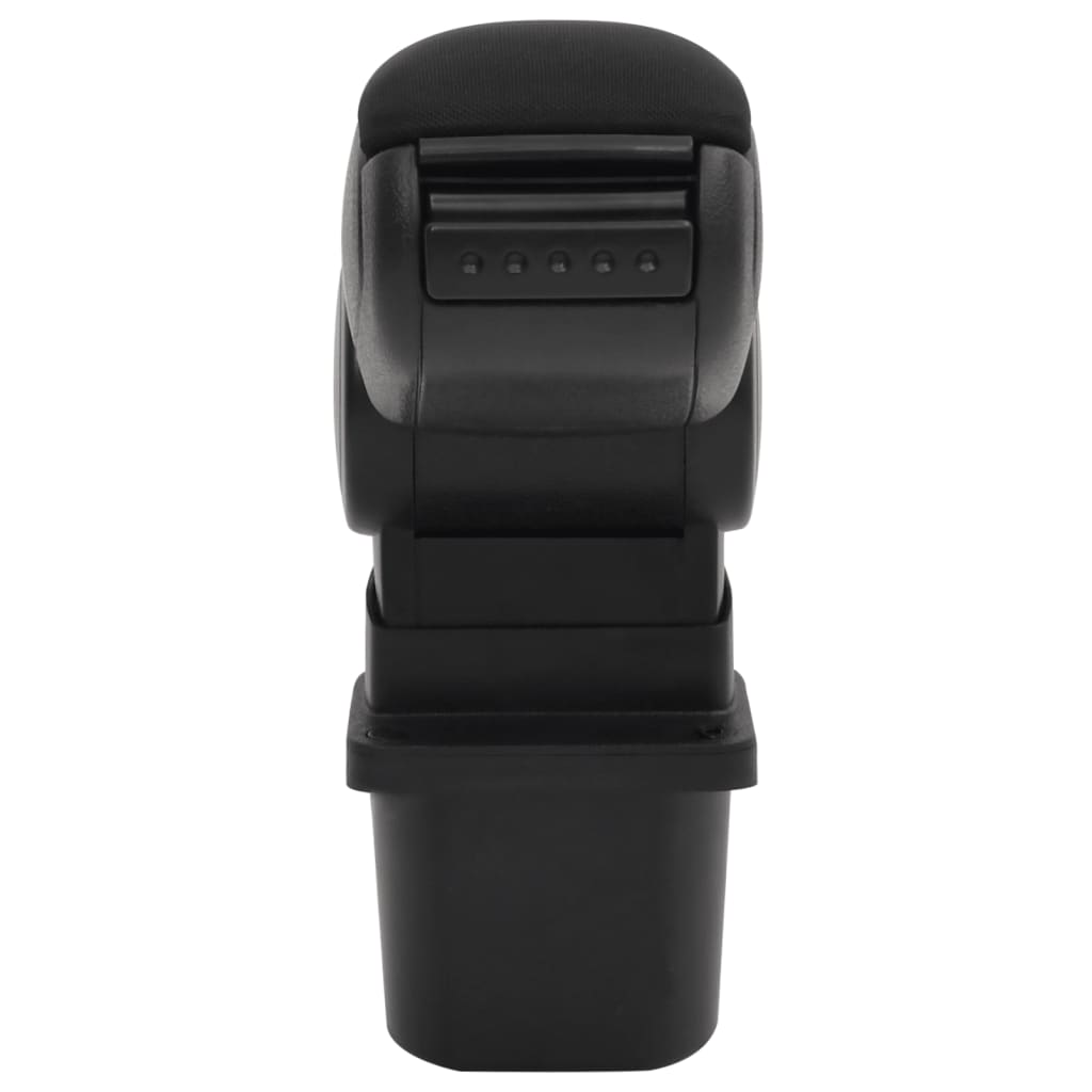Accoudoir vidaxl 12x31x (29,5-47) cm noir