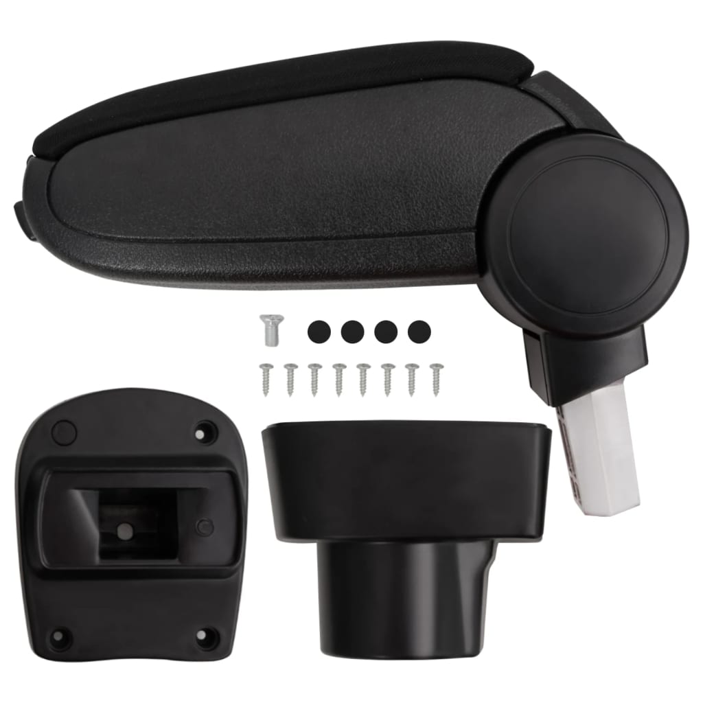 Accoudoir vidaxl 12x32x (32-49) cm noir