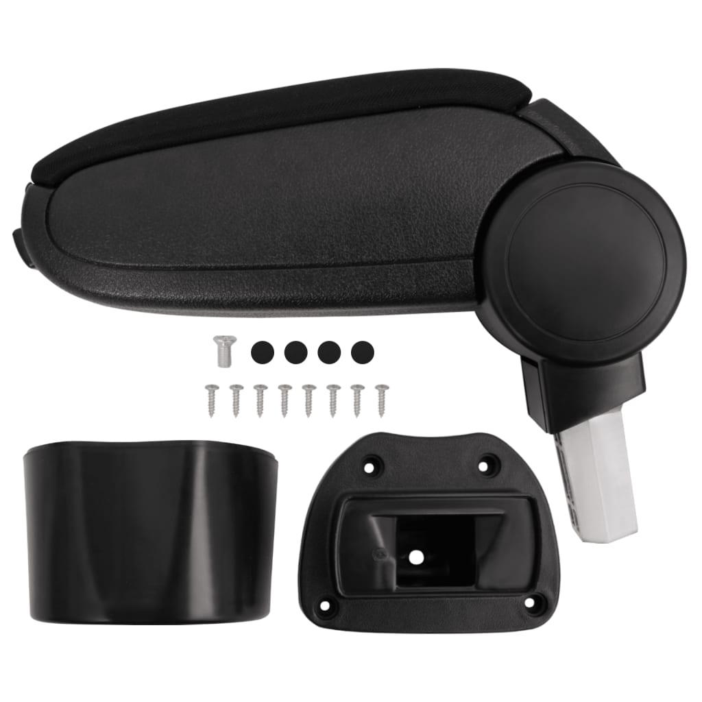 Accoudoir vidaxl 14.5x31.5x (30-48) cm noir