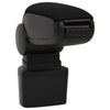 Accoudoir vidaxl 14.5x31.5x (30-48) cm noir