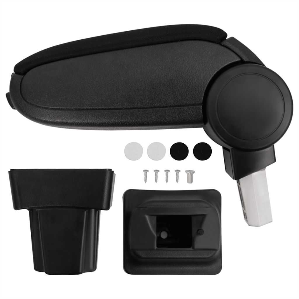 Accoudoir vidaxl 11.5x32x (30-50) cm noir