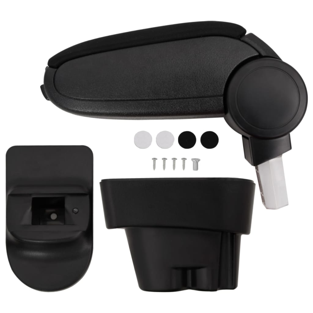 Accoudoir vidaxl 12x36x (33,5-48) cm noir