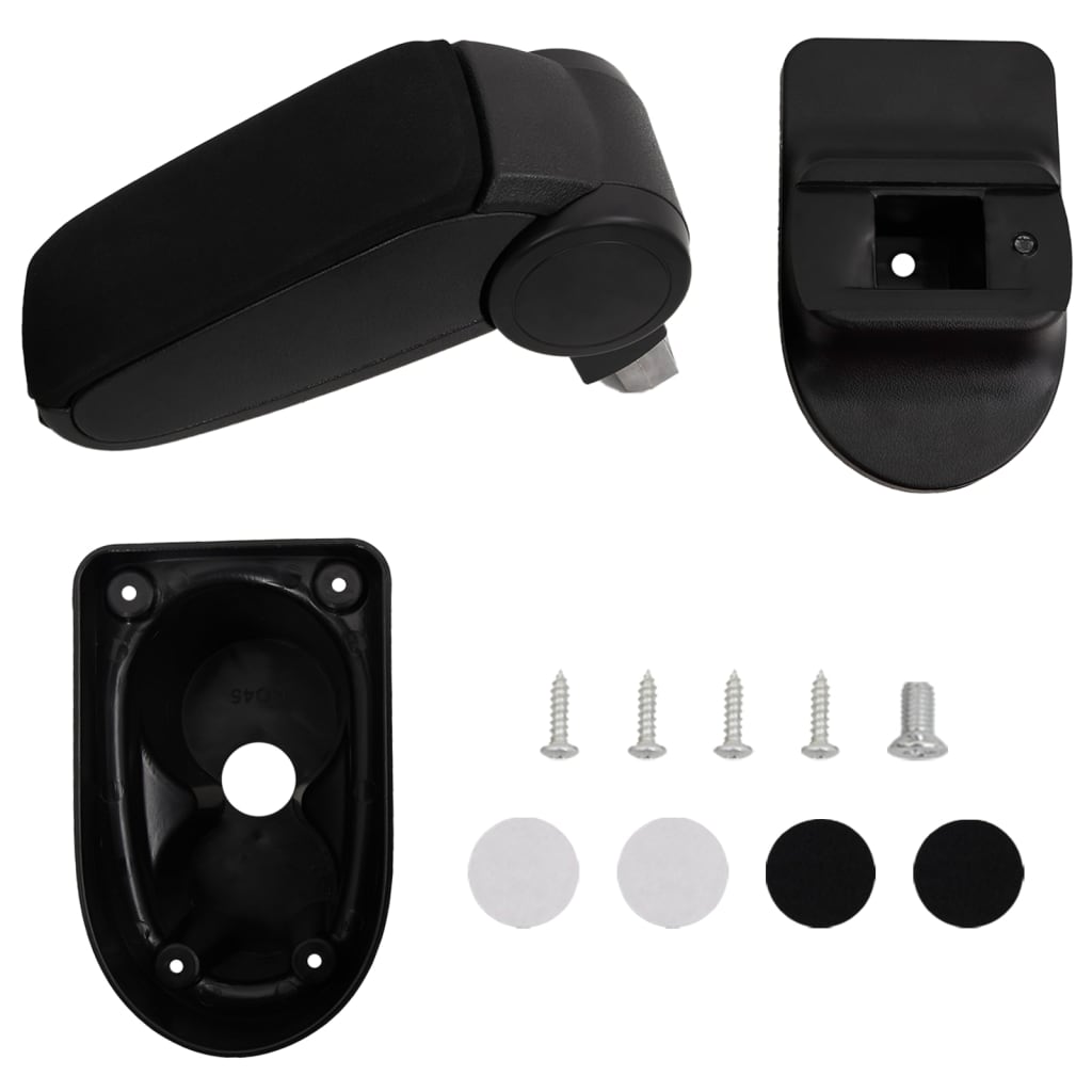 Accoudoir vidaxl 13x36x (30-46) cm noir