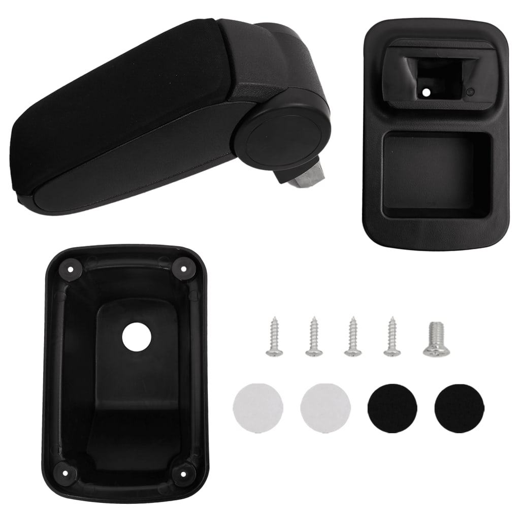 Accoudoir vidaxl 14x33x (30-45,5) cm noir