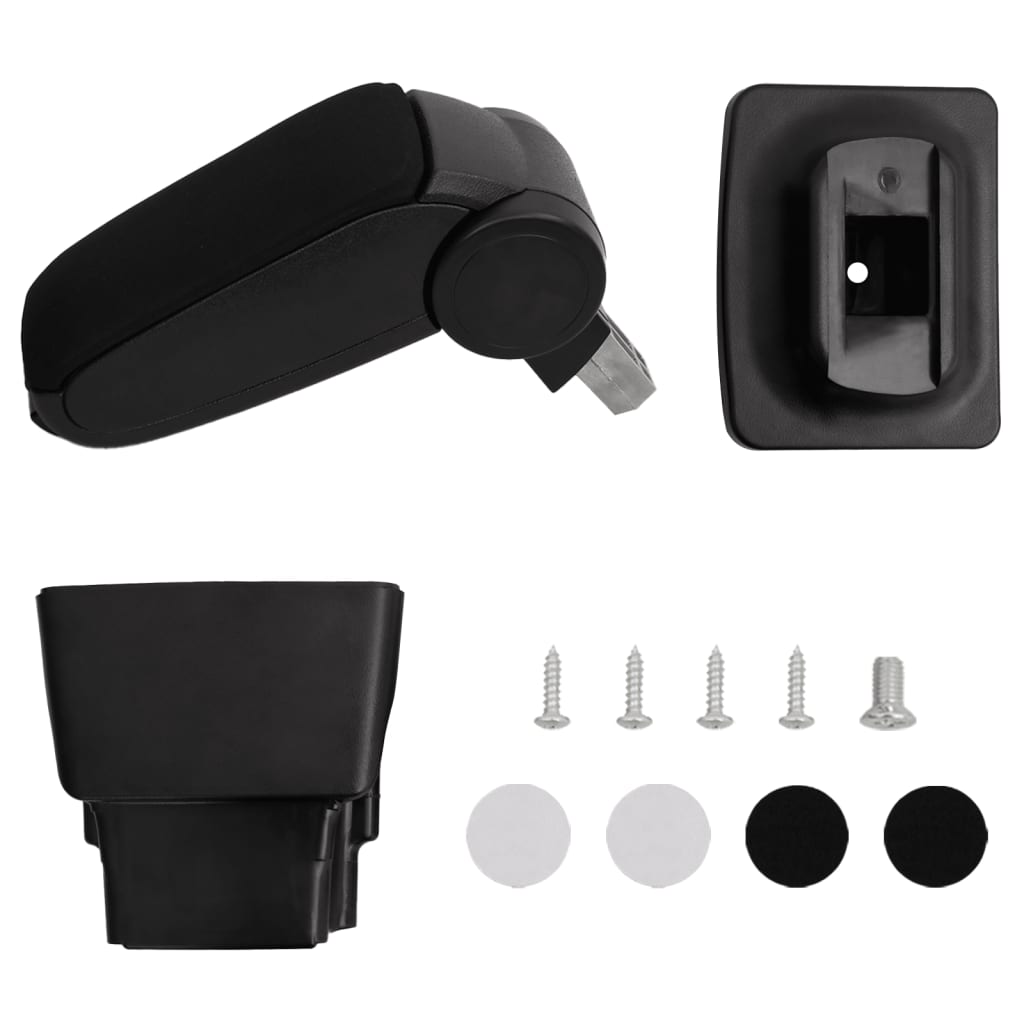 Accoudoir vidaxl 16x32x (35-50,5) cm noir