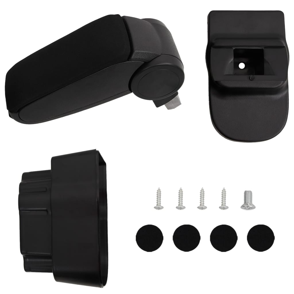 Accoudoir vidaxl 12x37x (31-48) cm noir