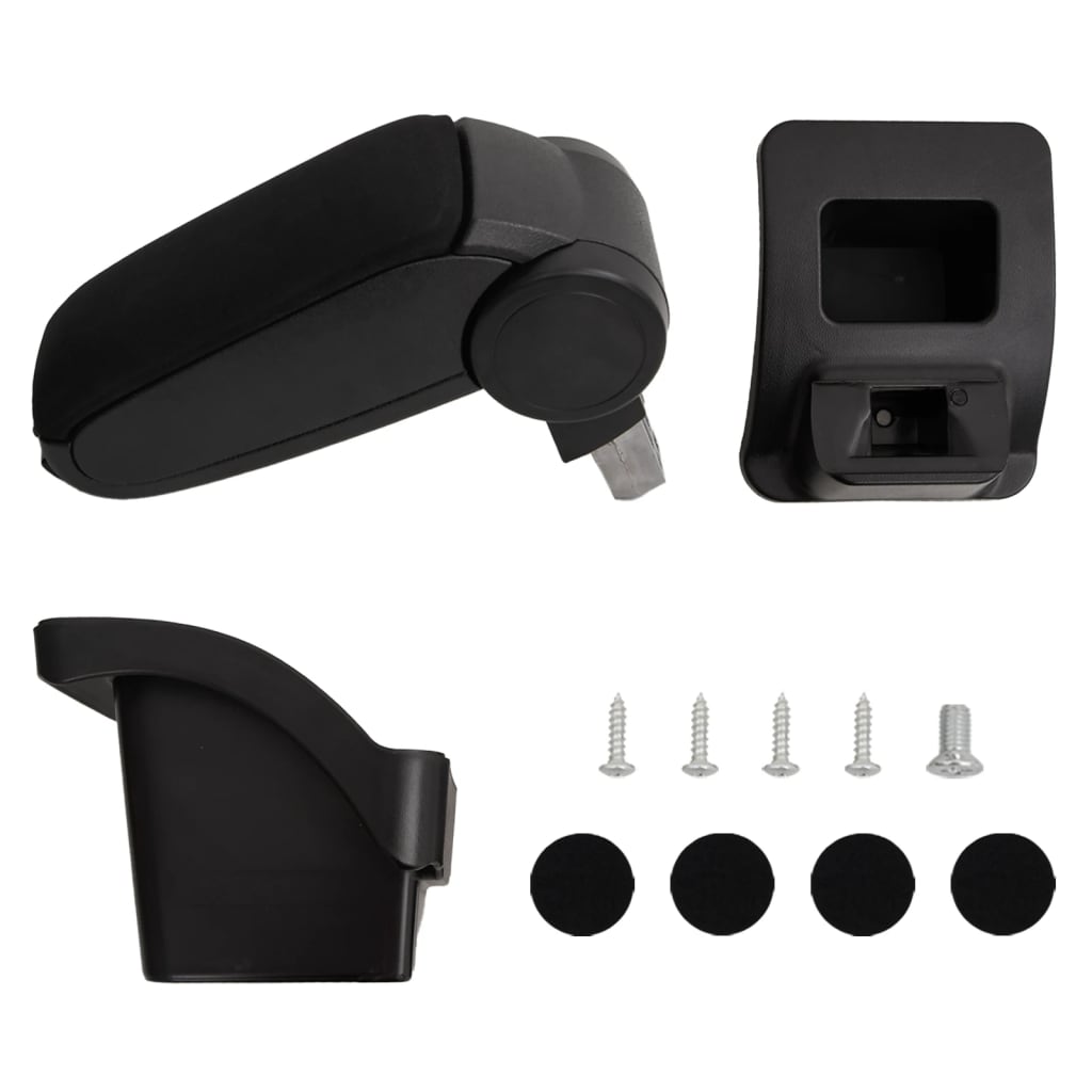 Accoudoir vidaxl 16x30x (40-50) cm noir