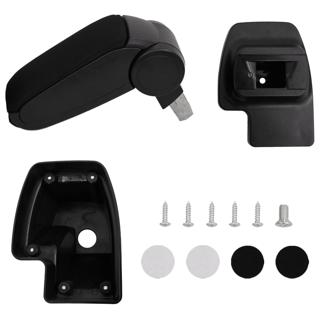 Accoudoir vidaxl 15x35x (33-49,5) cm noir