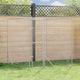 Vidaxl Dog Kennel pour l'extérieur de 2x2x2 m Galvanisé en acier argent