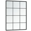 Miroirs muraux vidaxl 3 ST 80x60 cm en métal noir