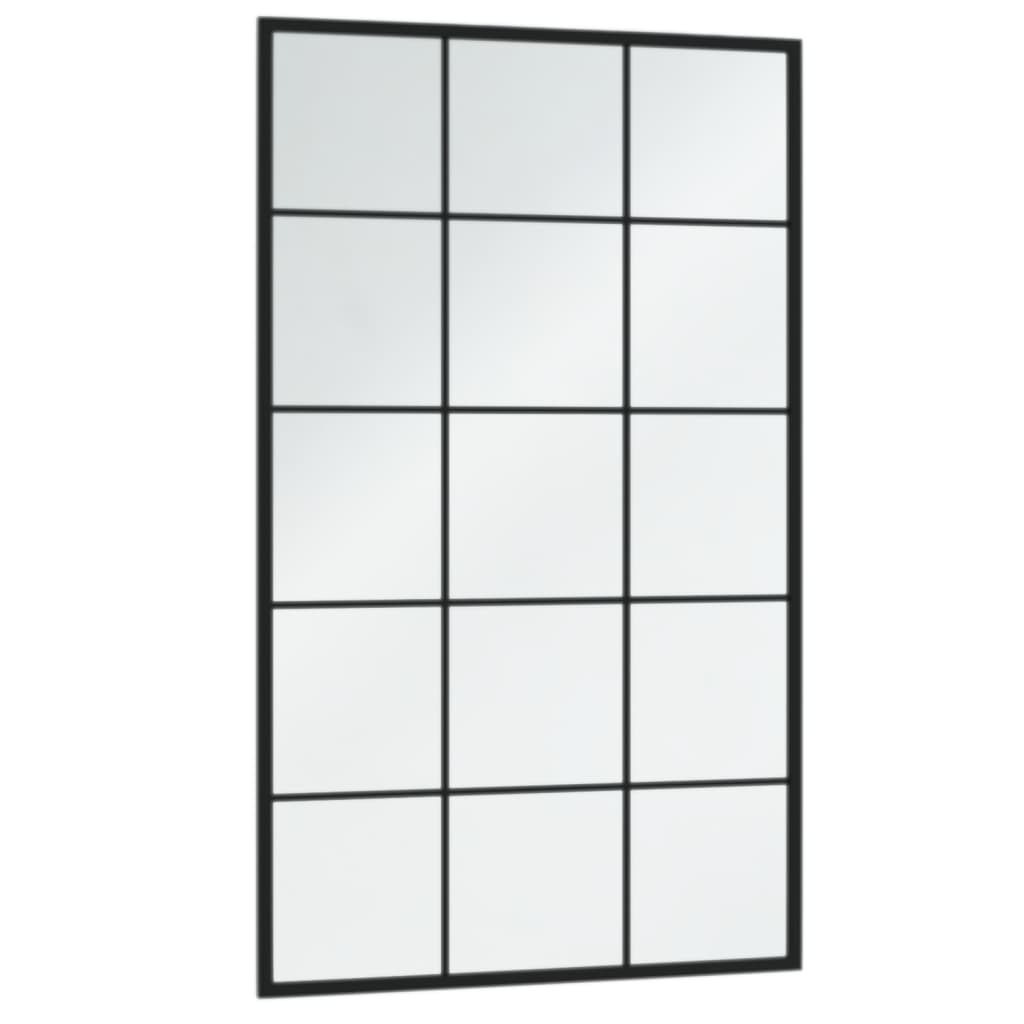 Miroirs muraux Vidaxl 6 PCS 100x60 cm Black
