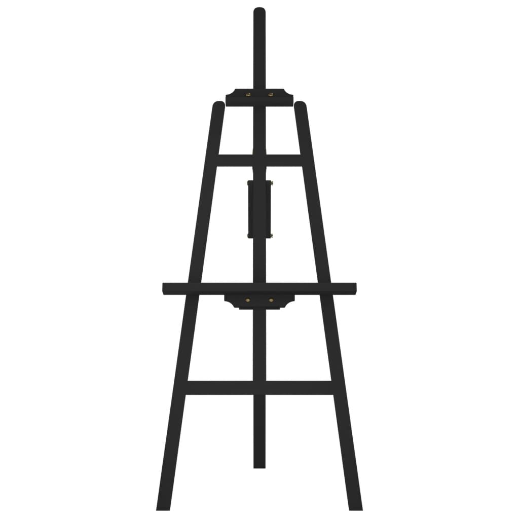 Vidaxl Easel 53.5x95x127 cm Pine solide noir