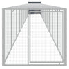 Poulet Vidaxl avec Run 110x1221x110 cm Anthracite en acier -colore