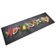 Vidaxl katting tapis lavable Herbe Imprimé 60x180 cm Velvet