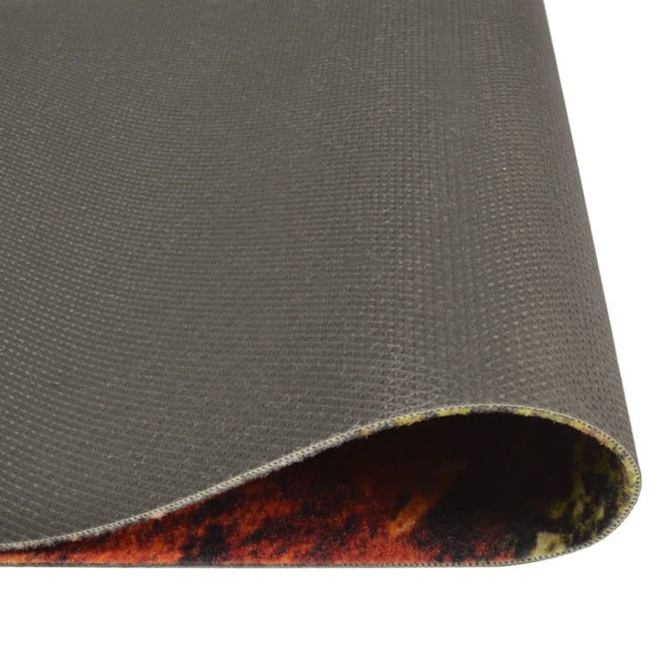 Vidaxl Kity Mat lavable Lauce Spice Imprimé 45x150 cm Velvet