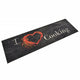 Vidaxl Cuisine tapis lavable Imprimée de cuisson 45x150 cm Velvet noir