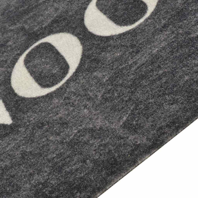 Vidaxl Cuisine Mat Wasable Cooking Imprimer 60x180 cm Velvet noir