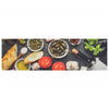 Vidaxl Cuisine Mat Washable Vins Dîner Imprimé 45x150 cm Velvet