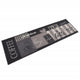 Vidaxl Cuisine tapis lavable Impression de café 45x150 cm Black