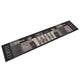 Vidaxl Cuisine tapis lavable Café lavable 60x300 cm Velvet noir