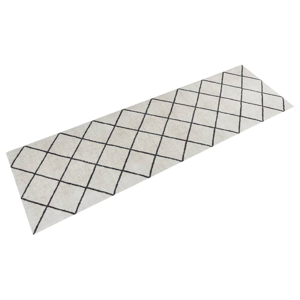 Vidaxl Cuisine Mat lavable bloqué 60x180 cm velours