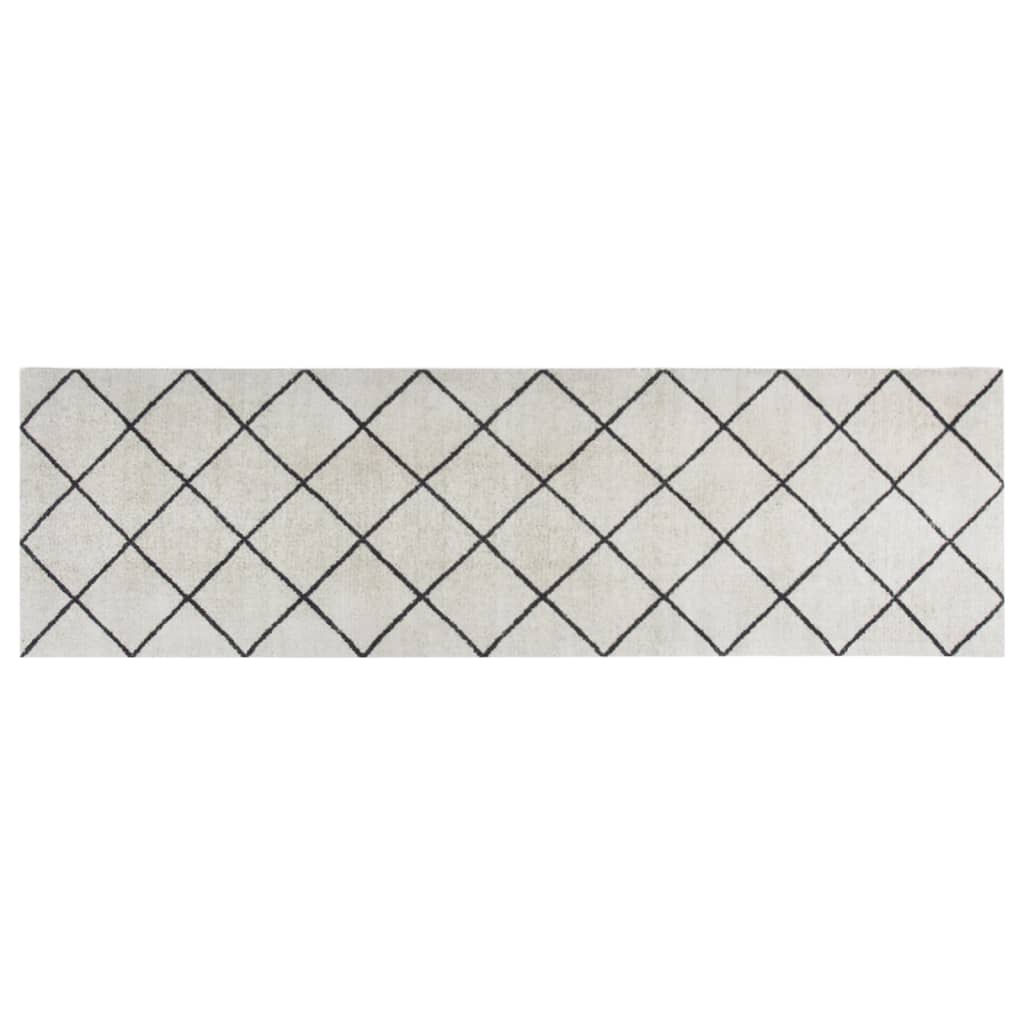Vidaxl Cuisine Mat lavable bloqué 60x180 cm velours