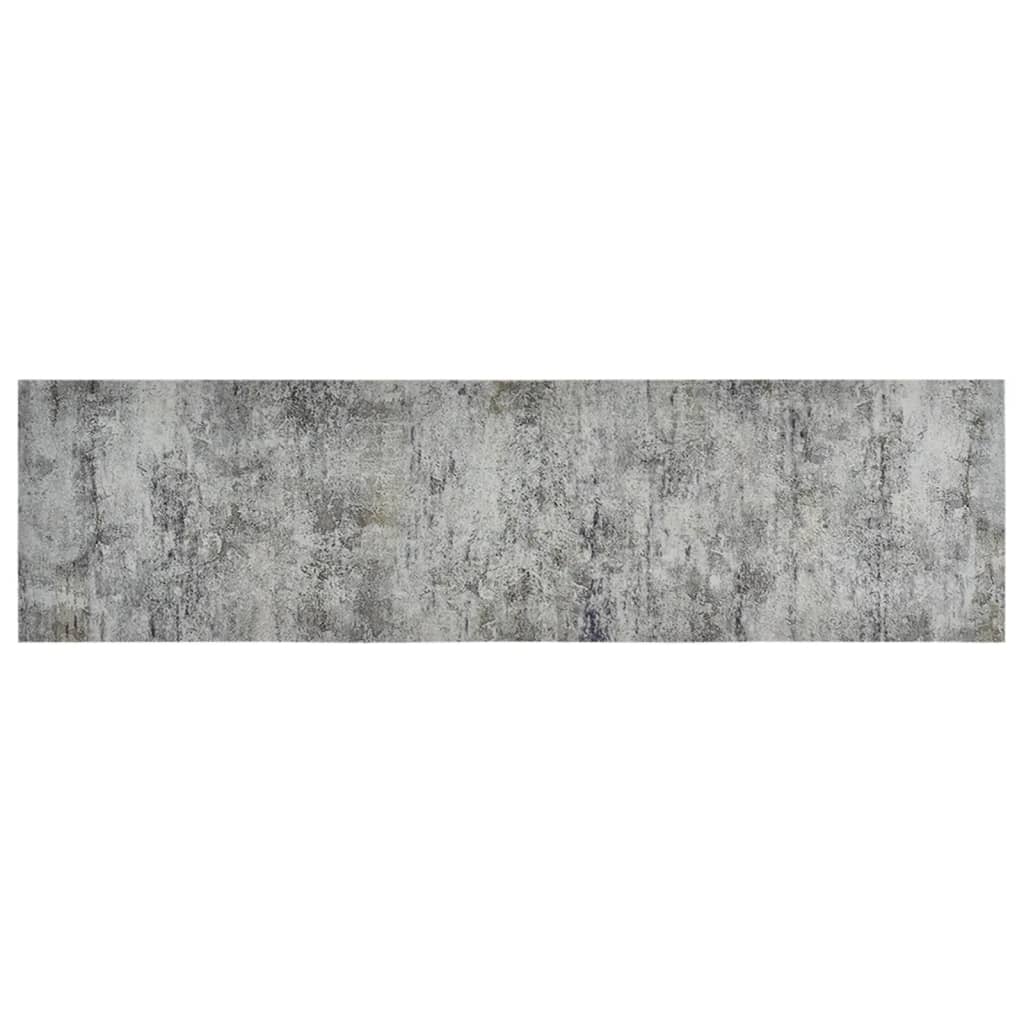 Vidaxl Cuisine tapis lavable en béton imprimé 45x150 cm Velvet