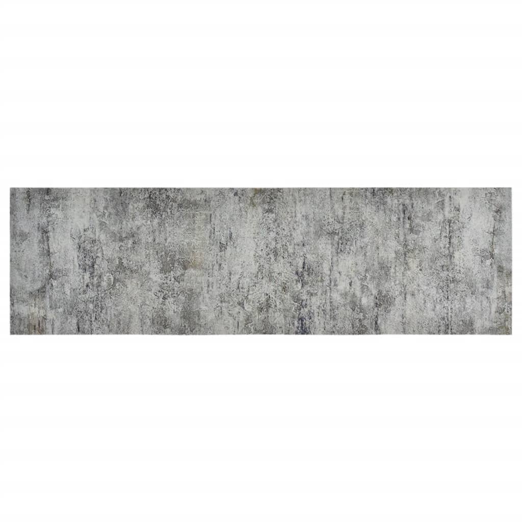 Vidaxl Cuisine tapis lavable en béton imprimé 60x180 cm Velvet