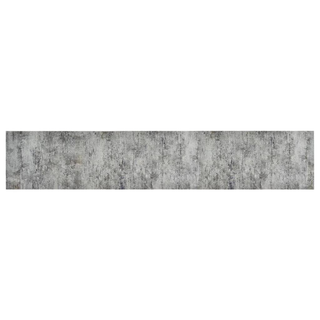 Vidaxl Cuisine tapis lavable en béton imprimé 60x300 cm Velvet