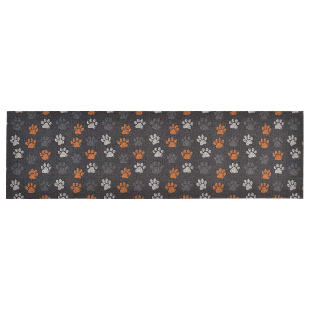 Vidaxl Cuisine Mat Washable Jand Print 60x180 cm Velvet