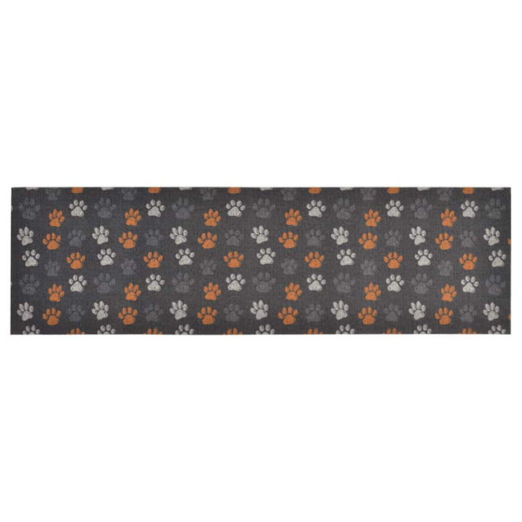 Vidaxl Cuisine Mat Washable Jand Print 60x180 cm Velvet