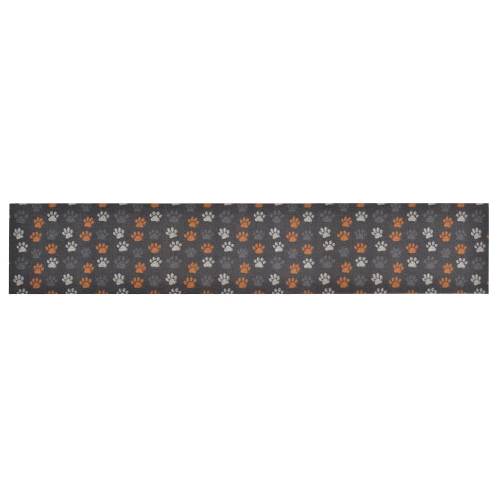 Vidaxl Cuisine Mat Washable Jand Print 60x300 cm Velvet