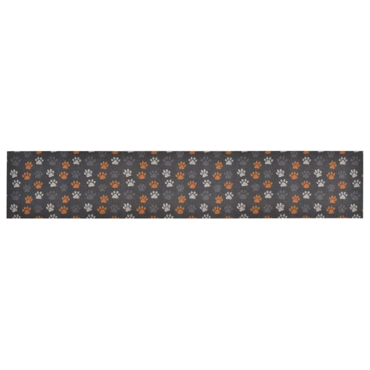 Vidaxl Cuisine Mat Washable Jand Print 60x300 cm Velvet