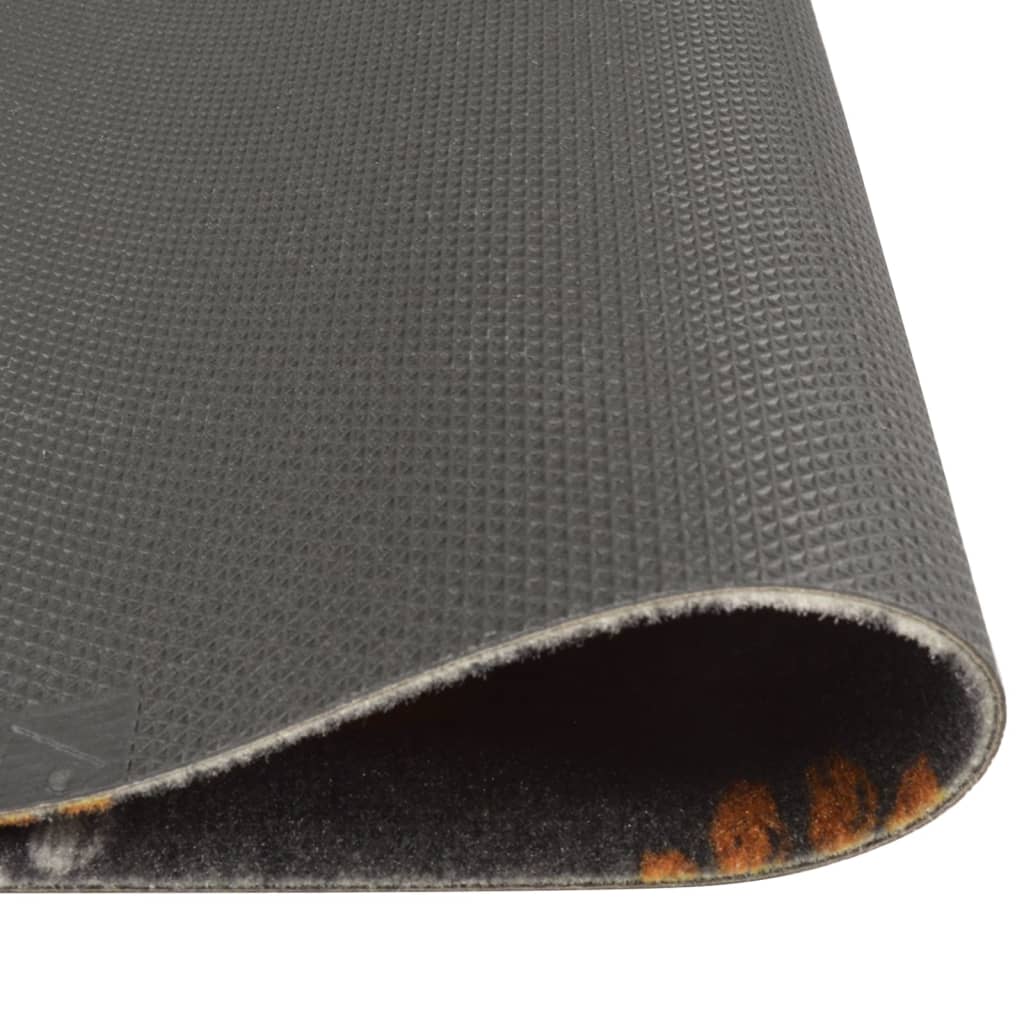 Vidaxl Cuisine Mat Washable Jand Print 60x300 cm Velvet