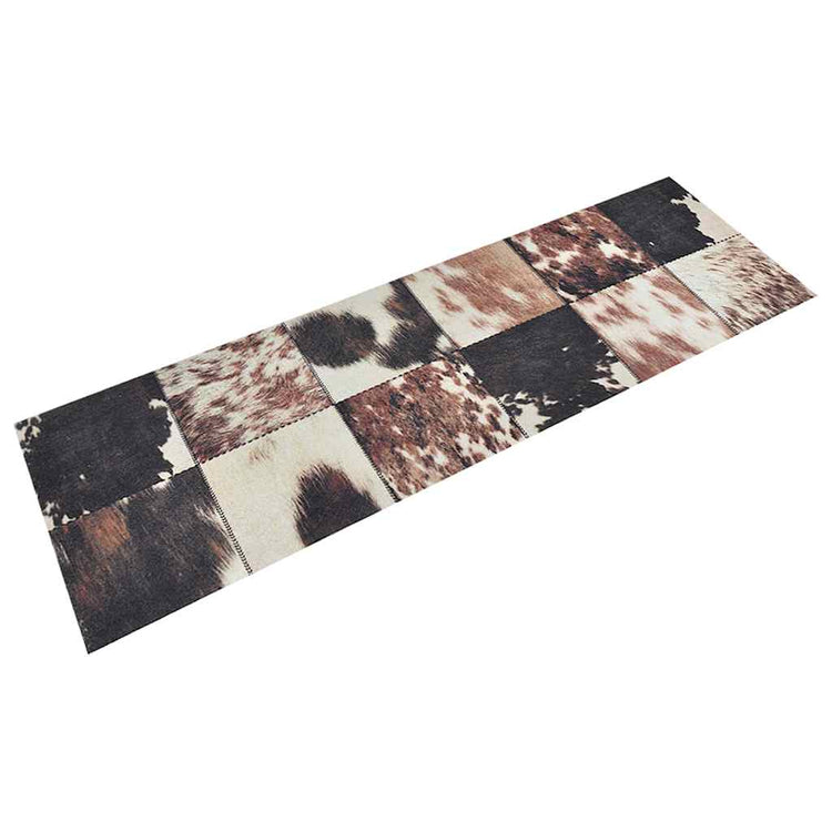 Vidaxl Cuisine Mat Wasable Animal Skin Print 60x180 cm Velvet