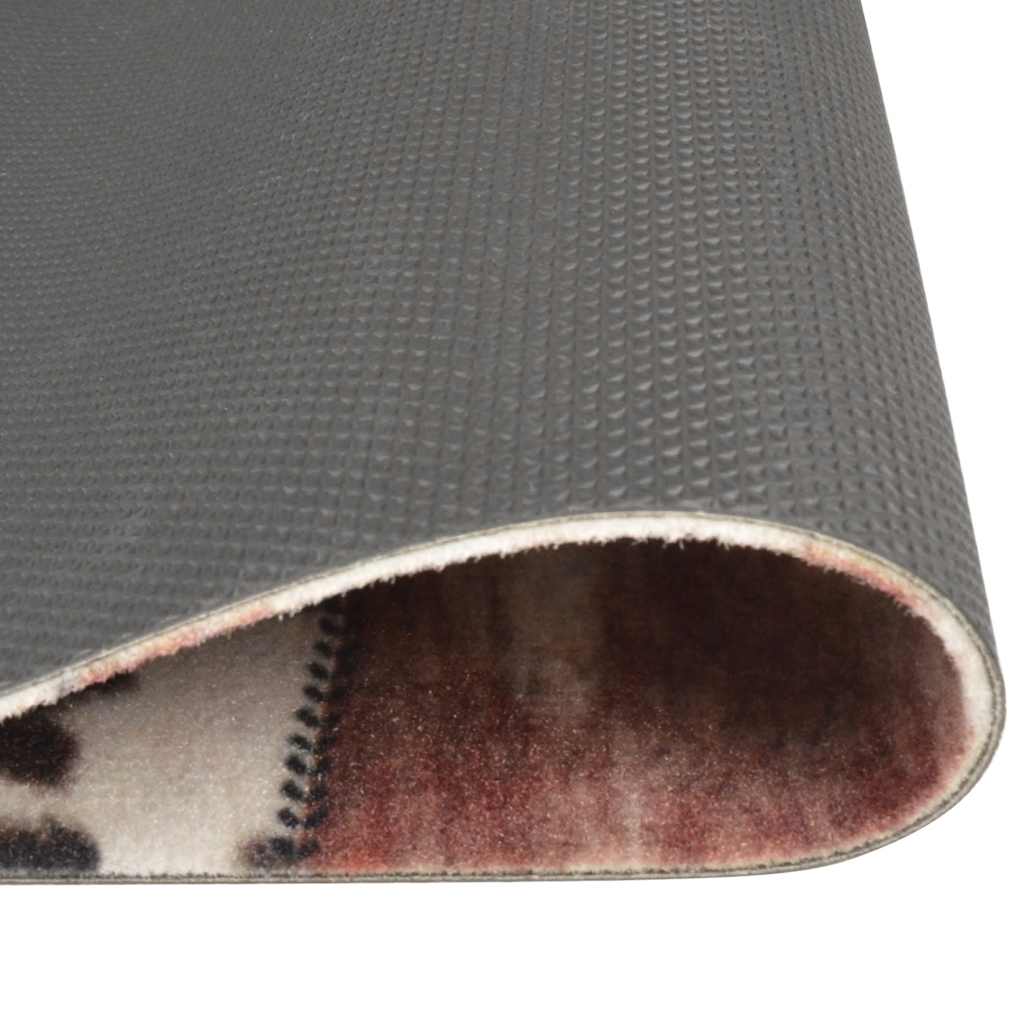 Vidaxl Cuisine Mat Wasable Animal Skin Print 60x180 cm Velvet