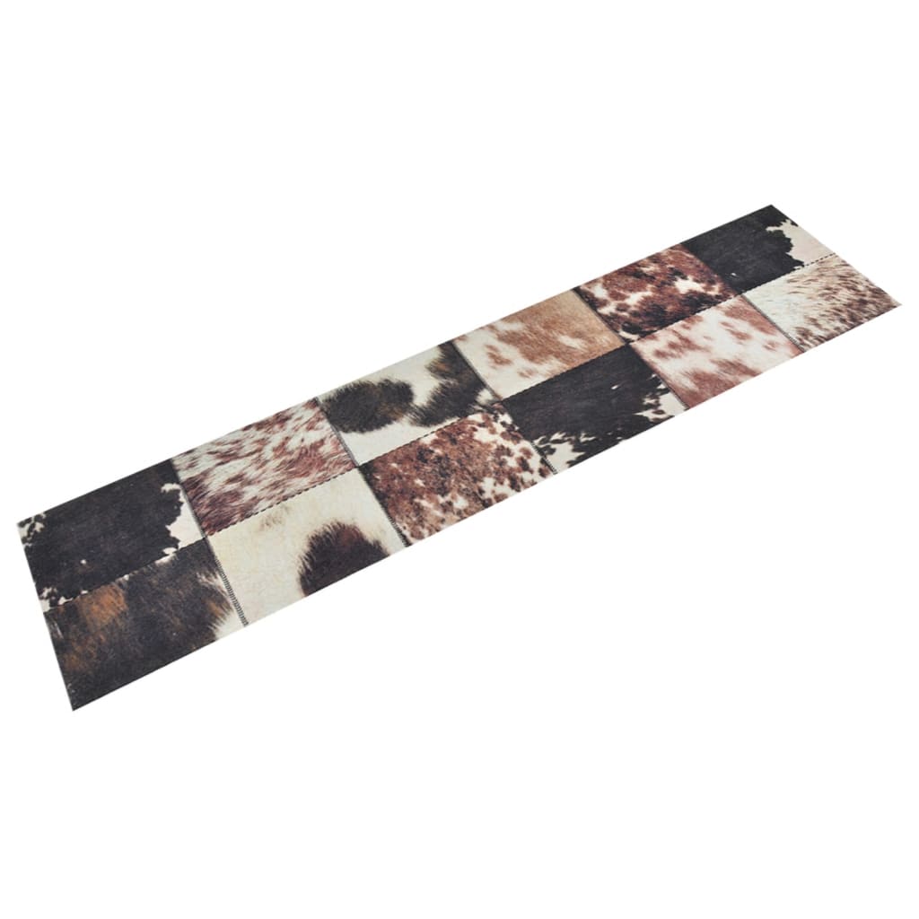 Vidaxl Cuisine Mat Wasable Animal Skin Print 60x300 cm Velvet