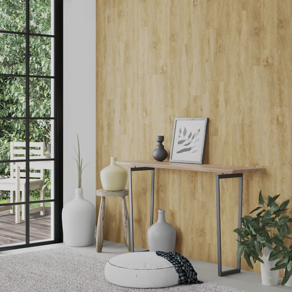 Panneaux muraux vidaxl en bois 4,12 m² pvc marron