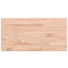 Table de lavabo Vidaxl 100x50x1,5 cm Beech Wood