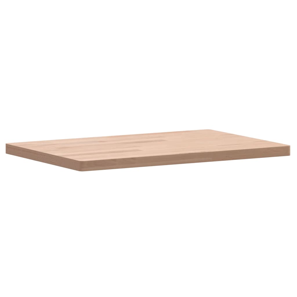 Plan vasque Vidaxx 60x40x2,5 cm en bois de hêtre massif