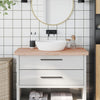 Table de lavabo VIDAXL 100x60x4 cm Beech Wood