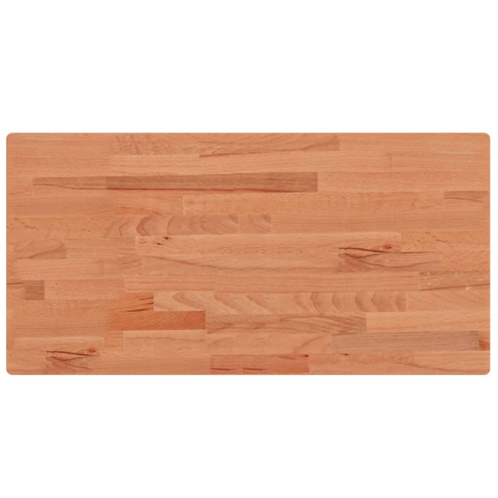 Plan vasque Vidaxx 100x50x1,5 cm en bois de hêtre massif