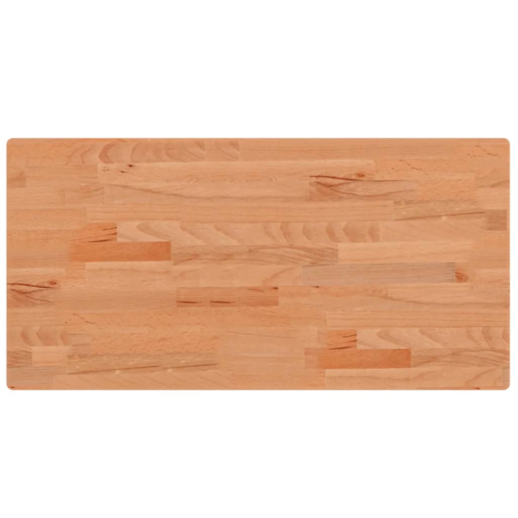 Plan vasque Vidaxx 80x40x2,5 cm en bois de hêtre massif