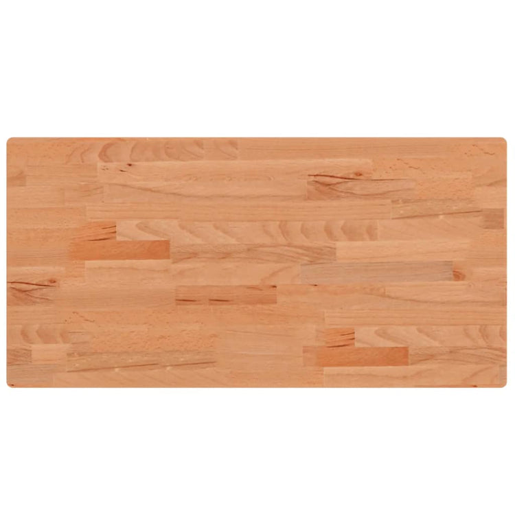 Plan vasque Vidaxx 80x40x2,5 cm en bois de hêtre massif