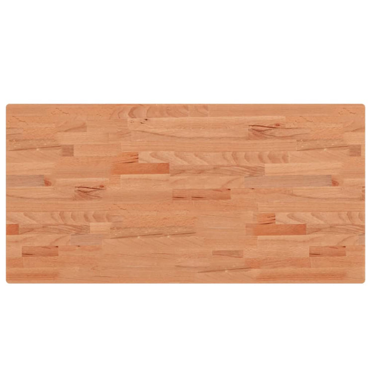 Table de lavabo Vidaxl 100x50x2,5 cm Beech Wood