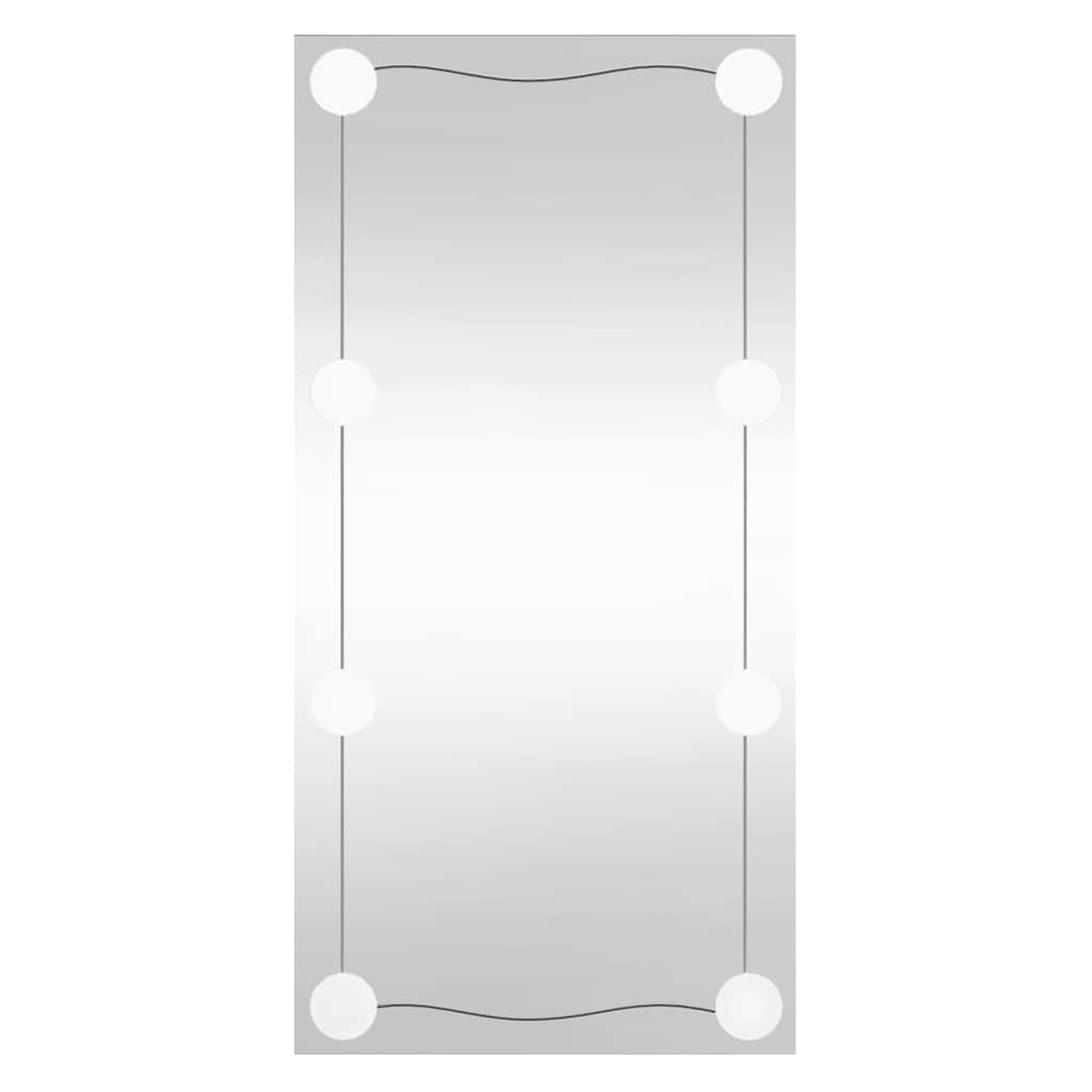 Miroir mural Vidaxl avec LEDS Verre rectangulaire de 30x60 cm