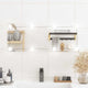Miroir mural Vidaxl avec LEDS Verre rectangulaire de 30x80 cm