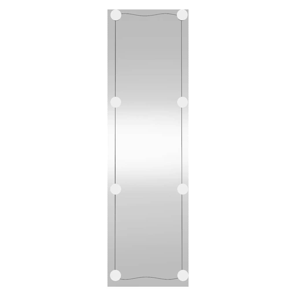 Miroir mural Vidaxl avec LEDS Verre rectangulaire de 30x100 cm