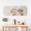 Miroir mural Vidaxl avec LEDS Verre rectangulaire de 40x100 cm
